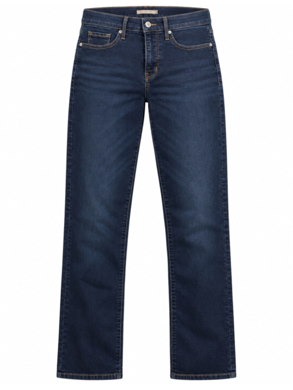 Women's Levi's 314 Shaping Straight Leg Jeans Size 28 Dark Blue
385